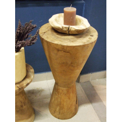 Postument stojak stolik pełne drewno TEAK 70cm